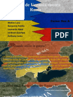 Guerra de Ucrania y Rusia