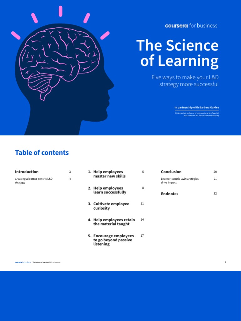 Science of learning pdf learning thought