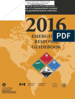 Emergency Response Guidebook: Transportation Incident Involving Dangerous Goods/hazardous Materials