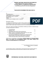 Formato de Solicitud de Apoyo Económico Covid 19 y Carta Poder Simple