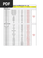 Price List