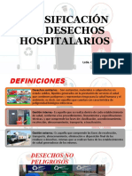 Clasificacion de Desechos Hospitalarios