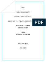 Datos a tomar en cuenta sobre el autor y la obra leída SI