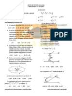 Prueba de Entrada de Simulacro de Aula Uno RM en PDF