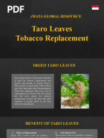 Taro Leaves: Herbal Tobacco Alternative | PDF | Tobacco