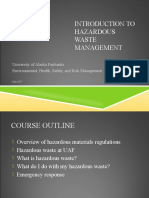 Intro To Hazardous Waste Management - December 2017