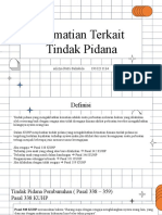 Kematian Tindak Pidana