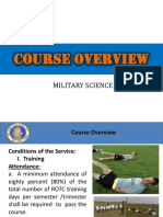 Master Military Science 1 Course Overview and Training Schedule