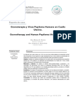 Ozonoterapia y Virus Papiloma Humano en Cuello Uterino. Ozonotherapy and Human Papiloma Virus in Cervix
