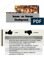 Issues On Human Development