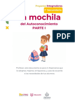 Guía Docente La Mochila Del Autoconocimiento