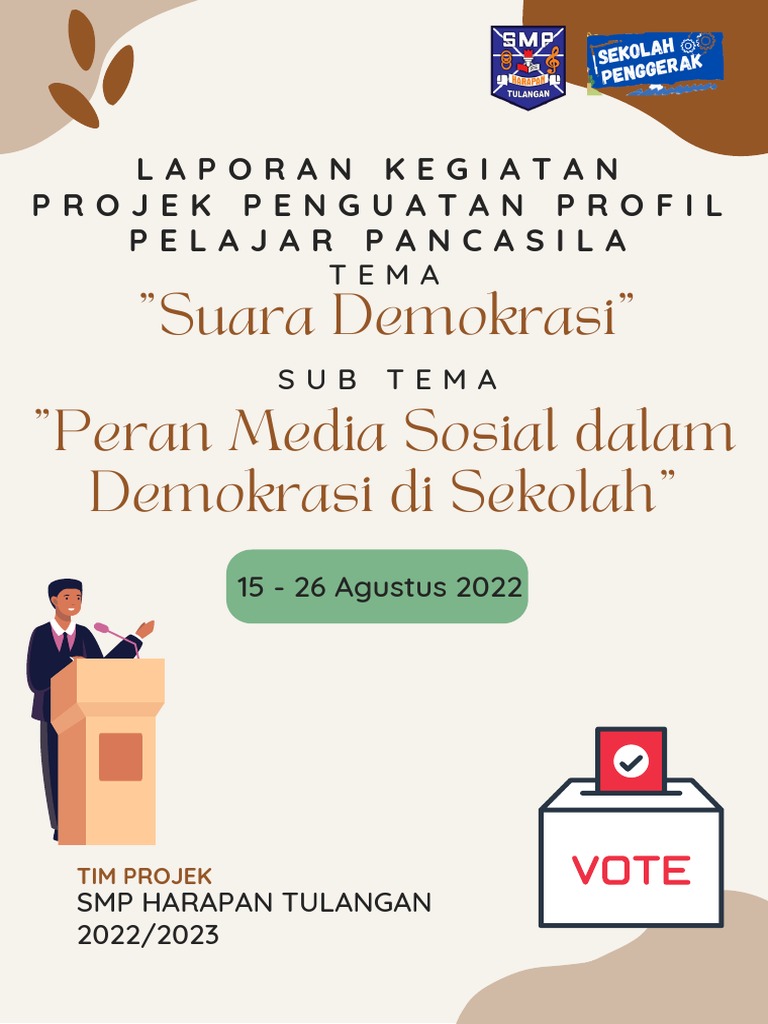Contoh Laporan Projek P5 Sudah Jadi PDF