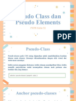 CSS - Pseudo Class dan Elements