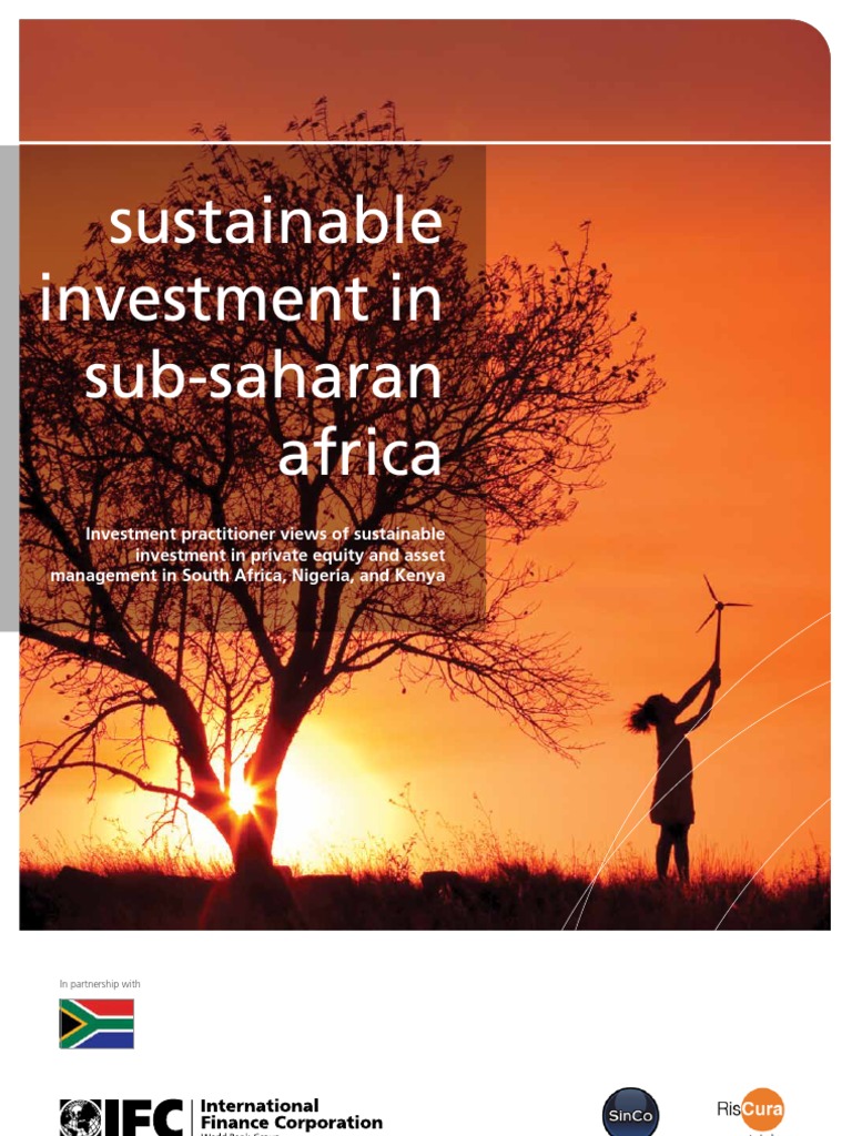 IFC Sustainable Investment in Sub-Saharan Africa | PDF | International ...