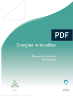 Energías Renovables: Planeación Didáctica Del Docente