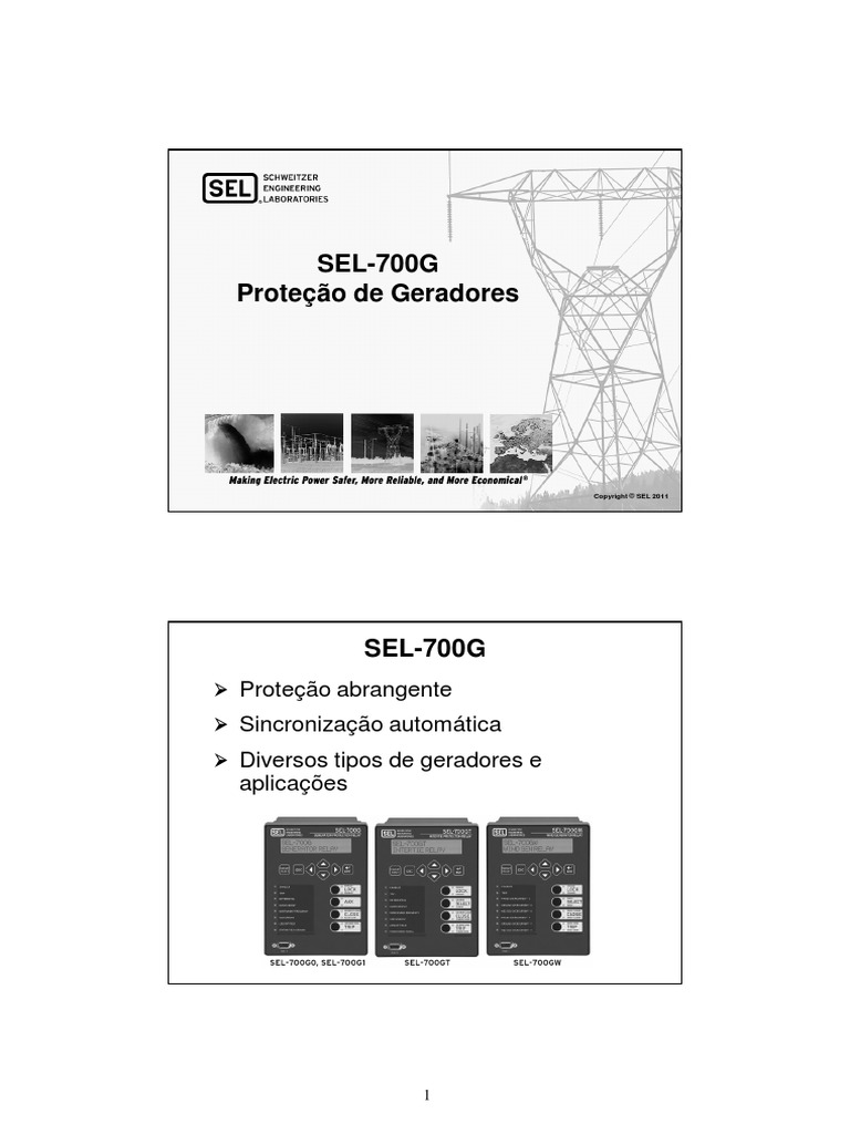 06 T2 Série 700 - SEL-700G (Compatibility Mode) | PDF | Engenharia ...