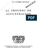 AGUIRRE BELTRÁN, G. - El Proceso de Aculturación (OCR) [Por Ganz1912]