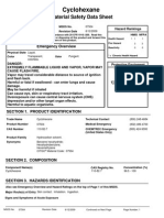 MSDS - Cyclohexane