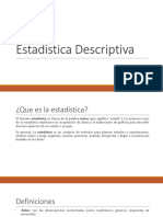 Estadística Descriptiva