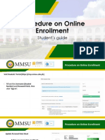 Guide to Online Enrollment at MMSU