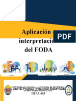 Aplicación e Interpretación Del FODA