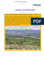 Actores Sociales y La Biodiversidad: Fuente A: Espacio Geográfico - Valle Del Mantaro (Huancayo - Junín) 1,2