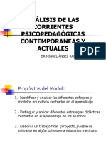 Análisis de Las Corrientes Psicopedagógicas Contemporáneas y Actuales