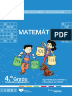 Libro de Matemática 4