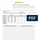 Plano de Atividades Estagio