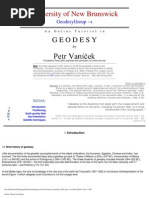 Download Vanicek Tutorial in Geodesy 2001 University of New Brunswick by Weber Neves SN60296165 doc pdf