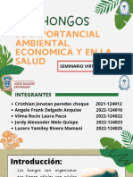 Diapositivas de Ecologia - El Hongo y La Importancia Ambiental, Económica y en La Salud - Esod