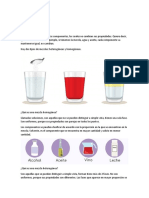 Mezclas y métodos de separación