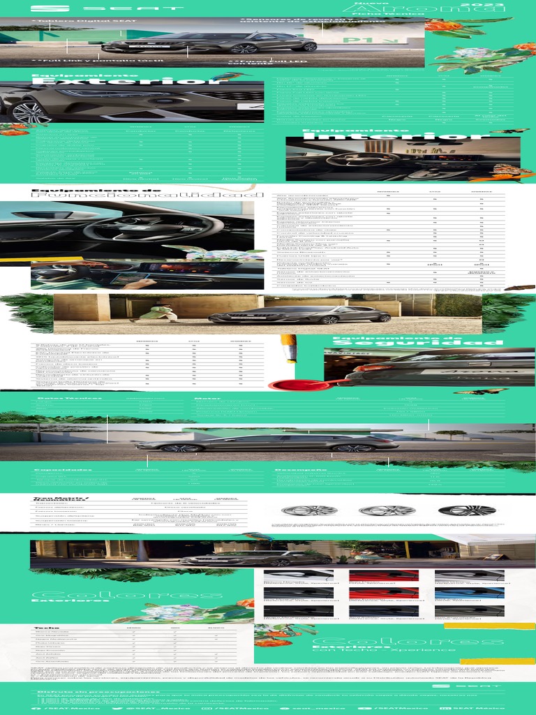 SEAT Arona 2023 Cars Models Brochure KJ7 NA 09 2022 PDF