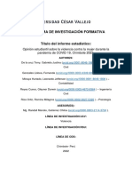 Avance de Tecnicas e Instrumentos para La Investigación