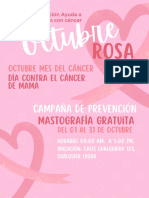 Octubre Mes Del Cáncer