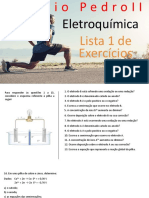 Lista Exercicios - Eletroquimica - Parte 1