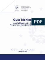 Guia Técnica para La Elaboración Del Programa de Manejo Ambiental