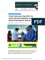 Tutup Telomoyo Cup 2022, Taj Yasin Nilai Bisa Dijadikan Ajang Wisata Olahraga Di Jateng - Energi Bangsa