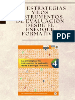 Las Estrategias Y Los Instrumentos de Evaluación Desde El Enfoque Formativo