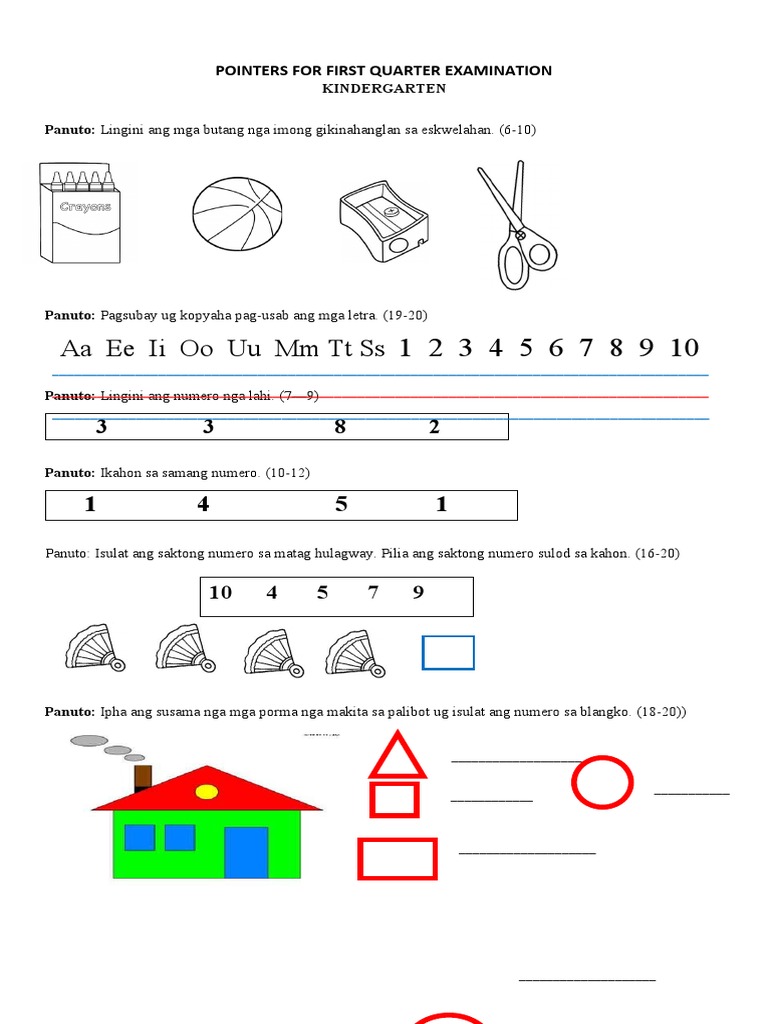 Pointers Kindergarten PDF