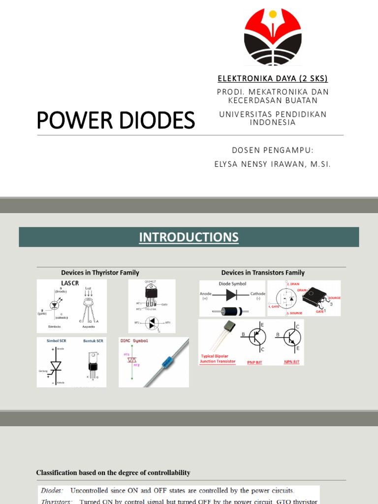 Power of Diodes PDF Diode Rectifier