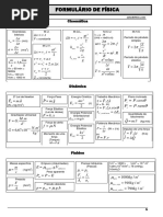 Fomulario de Fisica Simples