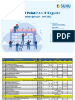 Jadwal Pelatihan SUHU IT Jan-Juni 2022