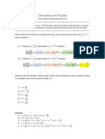 Derivadas Com Fraçõs