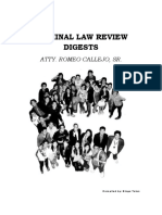 Criminal Law Review Digests