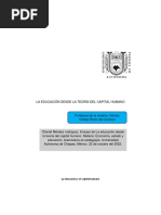 El Capital Humano - Gary Becker | PDF | Capital humano | Beneficio