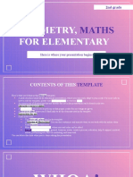 Geometry - Maths For Elementary 2nd Grade by Slidesgo