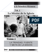OMP 1 - Formación de Animadores Misioneros - La Misión de La Iglesia