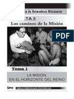 OMP 5 - Formación de Animadores Misioneros - Los Caminos de La Misión