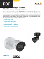 Datasheet Axis m2036 Le Bullet Camera en US 362821